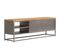 Meuble Télé Buffet TV Télévision Design Pratique Teck Recyclé Et Acier 120 Cm 2502215