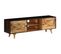 Meuble Télé Buffet TV Télévision Design Pratique Bois De Manguier Massif 140 Cm 2502145