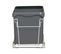 Poubelle De Tri Sélectif 2 Bacs 2x14l Easytri - Gris