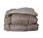 Couette Microfibre Bicolore 400 Gr/m2 - 140x200 Cm - Taupe