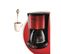 Cafetière Noir/inox Rouge Subito Fg360d11