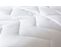 Couette chaude anti-acariens 140 x 200 cm polyester blanc