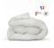 Couette Chaude Anti-acariens - 220 X 240 Cm - 400 G/m² - 2 Personnes - Blanc