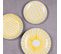 Assiette Plate Santiago Jaune 26 Cm (lot De 6)