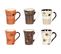 Coffret 6 Tasses Collector 15 Cl Décors Assortis