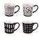 Coffret 4 Mugs 34 Cl Contempo