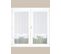 Paire De Stores Relevables En Etamine - 60x140 Cm - Blanc