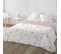 Housse De Couette 220x240 Cm + 2 Taies 100% Coton 51 Fils Spring Rose