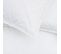 Couette Chaude Sensation Duvet - Coton - Jeannette 200 X 200 Cm Blanc