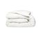 Couette Temperee 80% Duvet - Coton - Gabrielle 140 X 200 Cm Blanc