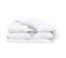 Couette Temperee Toucher Duvet - Coton - Violette 240 X 260 Cm Blanc