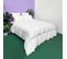 Couette Temperee 40% Duvet - Coton - Marguerite 240 X 260 Cm Blanc