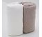 Lot De 2 Draps Housse En Coton 60x120 Cm - Blanc + Taupe