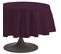 Nappe En Coton Traitee Teflon Aubergine 180x180