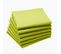 Lot De 6 Serviettes En Coton Traite Teflon, Kiwi 45 X 45