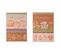 Lot De 2 Torchons En Jacquard Pur Coton Orange 50x75