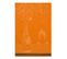Torchon En Coton Orange 50x75