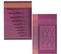 Lot De 2 Torchons En Jacquard De Coton Violet 50x75