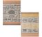 Lot De 2 Torchons En Jacquard De Coton Beige 50x75