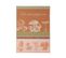 Torchon En Jacquard De Coton Orange 50x75