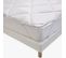 Surmatelas 160x200 Cm Confort Moelleux Et Respirant Lavable à 95°c Enveloppe Anti-transpiration