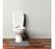 Polynesie - Tapis De Toilette En Polyester Uni Gris 50x40cm