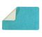 Polynesie - Tapis De Bain En Polyester Uni Turquoise 50x80cm