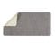 Polynesie - Tapis De Bain En Polyester Uni Gris 60x120cm