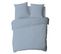 Coton Unis - Housse De Couette En Coton 57 Fils Unie Nuage 140x200cm