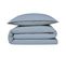 Coton Unis - Housse De Couette En Coton 57 Fils Unie Nuage 140x200cm