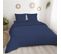 Drap Housse Uni Coton 57 Fils Bleu Nuit 80x200 cm Coton Unis