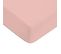 Coton Unis - Drap Housse En Coton 57 Fils Uni Bonnet 25cm Rose 90x190cm