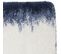 Ilyes - Tapis De Bain En Polyester Fantaisie Bleu Et Blanc 60x120cm