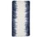 Ilyes - Tapis De Bain En Polyester Fantaisie Bleu Et Blanc 60x120cm