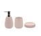 Moai - Set De Salle De Bain  3 Pièces En Céramique Rose