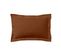 Taie D'oreiller Unie En Coton Terracotta 50x70