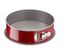 Moule A Charniere Delibake En Acier - Ø 17 Cm - Rouge Et Gris