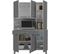 Oslo Buffet De 120 Cm - 1 Tiroir Et 6 Portes - L 120 X P 40 X H 185 Cm - Coloris Gris Brillant