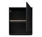 Haut 60 cm 1 porte ONYX noir