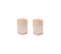 Lot de 2 tonnelets de 300 cure-dents en bois avec couvercle Wood Edition