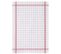 Torchon Metis Carreaux Rouge 55 X 75 Cm Winkler