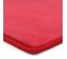 Tapis Aspect Velours Extra-doux Rouge 60x90 - Flanelle