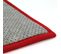 Tapis Aspect Velours Extra-doux Rouge 60x90 - Flanelle