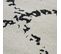 Tapis En Coton Losanges Naturel-noir 120x170 - Cotton Berbere Losange