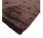 Tapis à Poils Longs Extra-doux Marron Foncé 120x160 - Sauvage