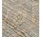 Tapis Tressé En Jute Motifs Losanges En Relief Naturel 120x170 - Relief Jute