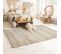 Tapis Tressé En Jute Motifs Losanges En Relief Naturel 120x170 - Relief Jute