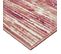 Tapis Extra-doux Motif Lignes Crème Rose 120x170 - Vestale Lines