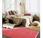 Tapis En Jute Et Coton Avec Franges Terra Cotta 120x170 - Essence