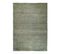 Tapis Artisanal En Jute Et Coton Chenille Vert Rouillé 120x170 - Rostyle